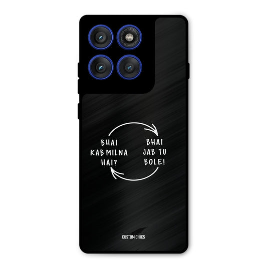 Jab Tu Bole Motorola Edge 60 Pro Mobile Back Cover - Typography PrintShield Case