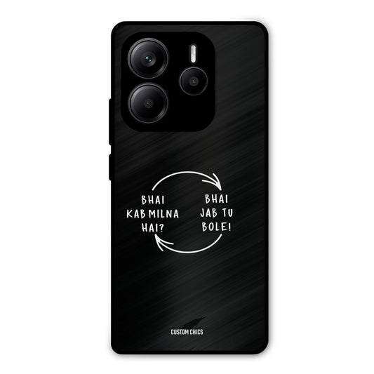 Jab Tu Bole Redmi Note 14 Mobile Back Cover - Typography PrintShield Case