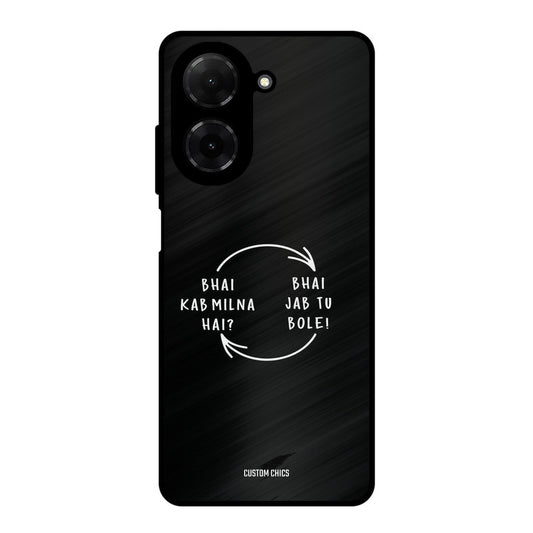 Jab Tu Bole Poco C71 Mobile Back Cover - Typography PrintShield Case