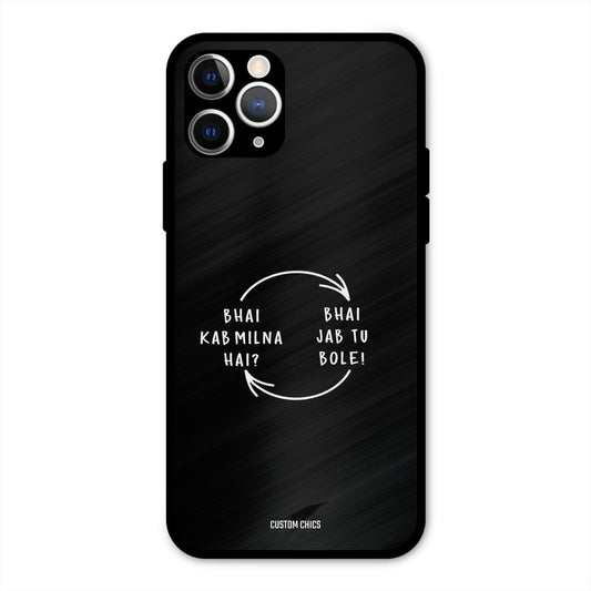 Jab Tu Bole iPhone 11 Pro Mobile Back Cover - Typography PrintShield Case