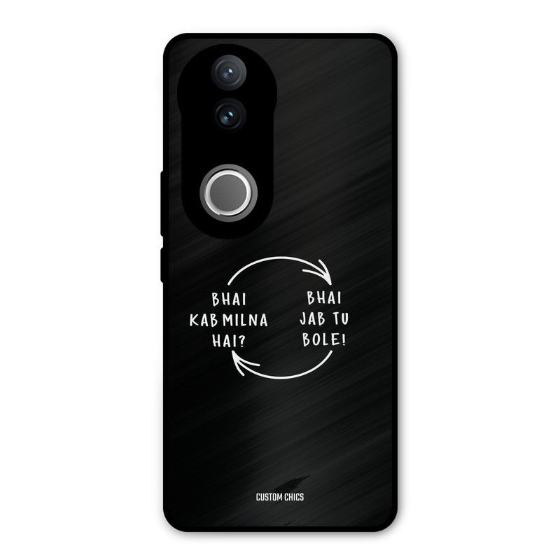 Jab Tu Bole Vivo V50 Mobile Back Cover - Typography PrintShield Case