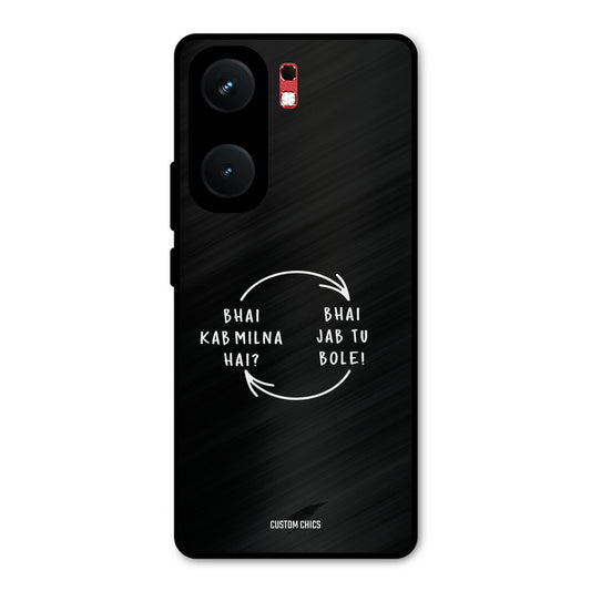 Jab Tu Bole iQOO Neo 9 Pro Mobile Back Cover - Typography PrintShield Case