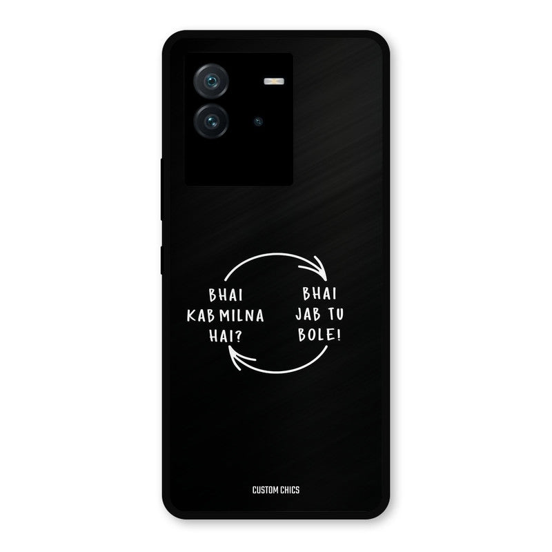 Jab Tu Bole iQoo Neo 6 Mobile Back Cover - Typography PrintShield Case