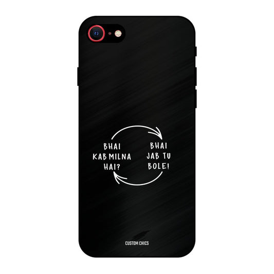 Jab Tu Bole iPhone SE 2020 Mobile Back Cover - Typography PrintShield Case
