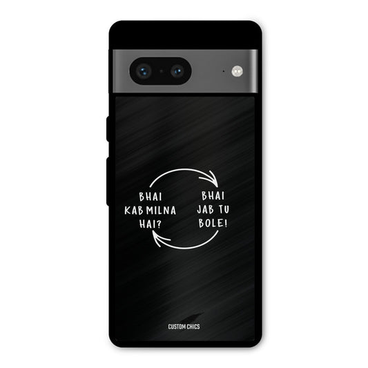 Jab Tu Bole Google Pixel 7 Mobile Back Cover - Typography PrintShield Case