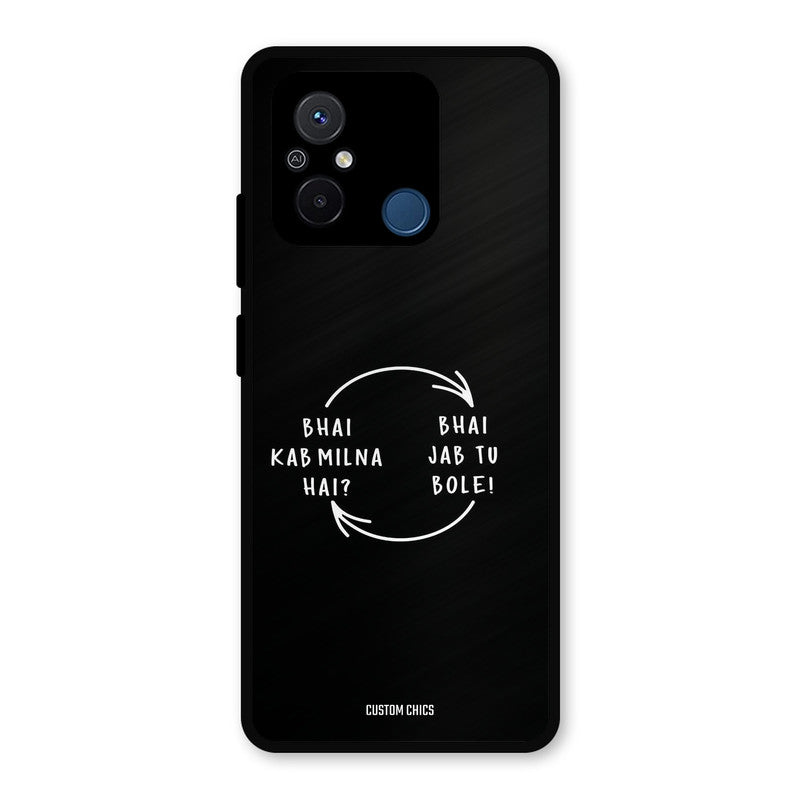 Jab Tu Bole Redmi 12c Mobile Back Cover - Typography PrintShield Case