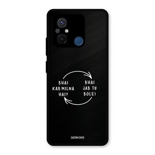 Jab Tu Bole Redmi 12c Mobile Back Cover - Typography PrintShield Case