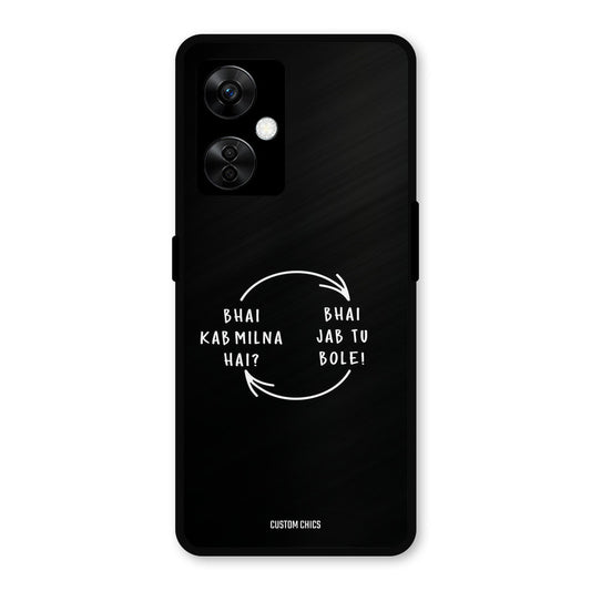 Jab Tu Bole OnePlus Nord CE 3 Lite Mobile Back Cover - Typography PrintShield Case