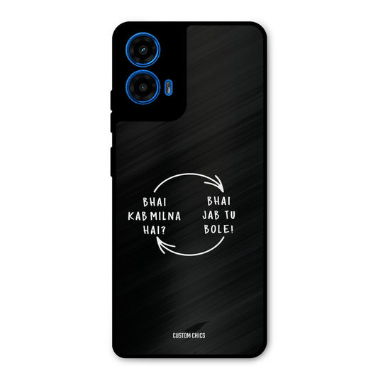 Jab Tu Bole Moto G45 Mobile Back Cover - Typography PrintShield Case