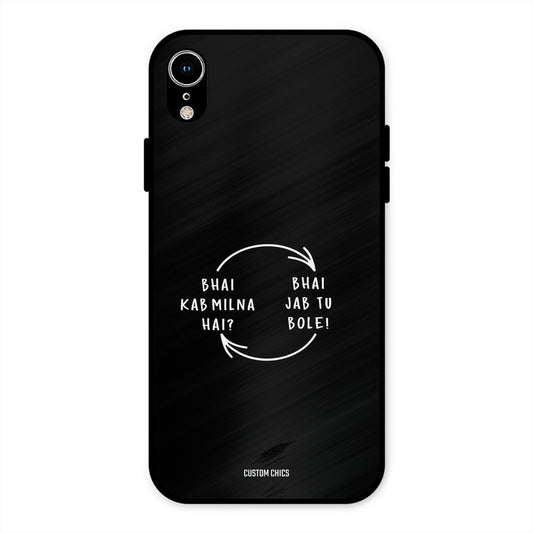 Jab Tu Bole iPhone XR Mobile Back Cover - Typography PrintShield Case