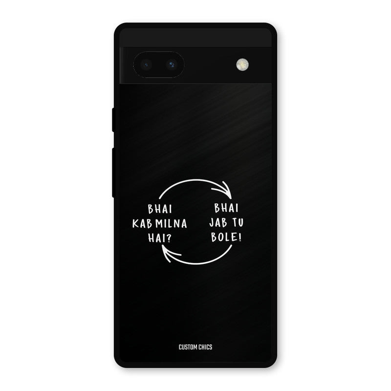 Jab Tu Bole Google Pixel 6a Mobile Back Cover - Typography PrintShield Case