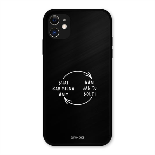 Jab Tu Bole iPhone 11 Mobile Back Cover - Typography PrintShield Case