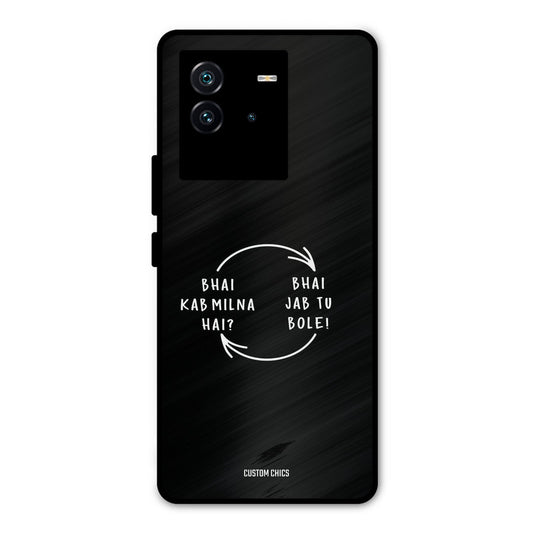 Jab Tu Bole iQOO Neo 6 5G Mobile Back Cover - Typography PrintShield Case
