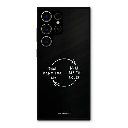 Jab Tu Bole Samsung Galaxy S23 Ultra Mobile Back Cover - Typography PrintShield Case