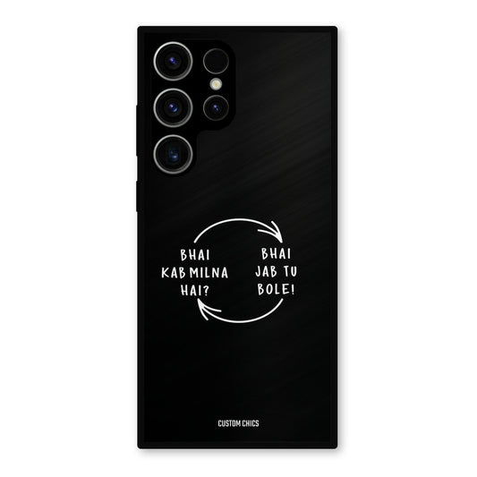 Jab Tu Bole Samsung Galaxy S23 Ultra Mobile Back Cover - Typography PrintShield Case