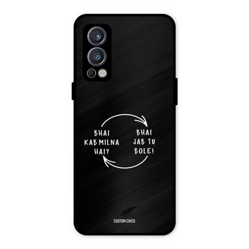 Jab Tu Bole OnePlus Nord 2 5G Mobile Back Cover - Typography PrintShield Case