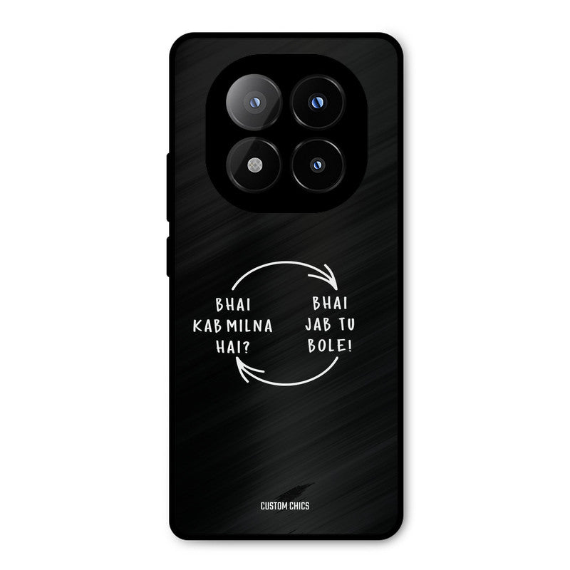 Jab Tu Bole Redmi Note 14 Pro Plus 5G Mobile Back Cover - Typography PrintShield Case