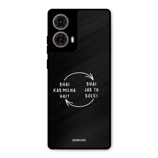 Jab Tu Bole Moto G85 Mobile Back Cover - Typography PrintShield Case