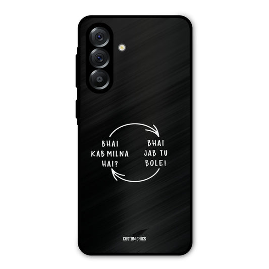 Jab Tu Bole Samsung Galaxy A36 Mobile Back Cover - Typography PrintShield Case