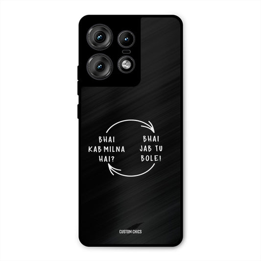 Jab Tu Bole Motorola Edge 50 Pro Mobile Back Cover - Typography PrintShield Case