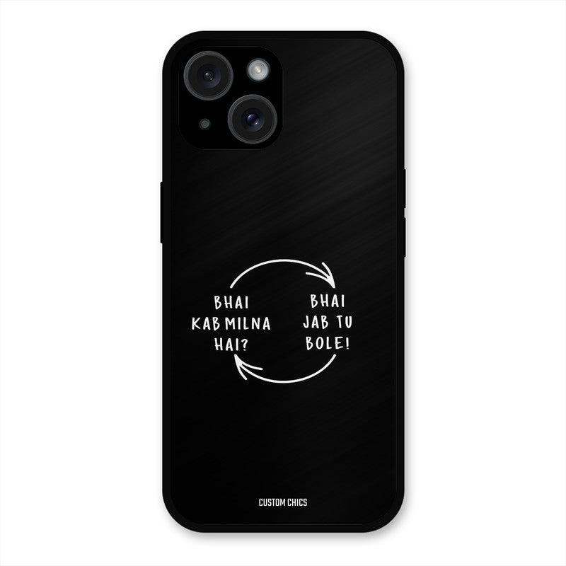 Jab Tu Bole iPhone 15 Plus Mobile Back Cover - Typography PrintShield Case