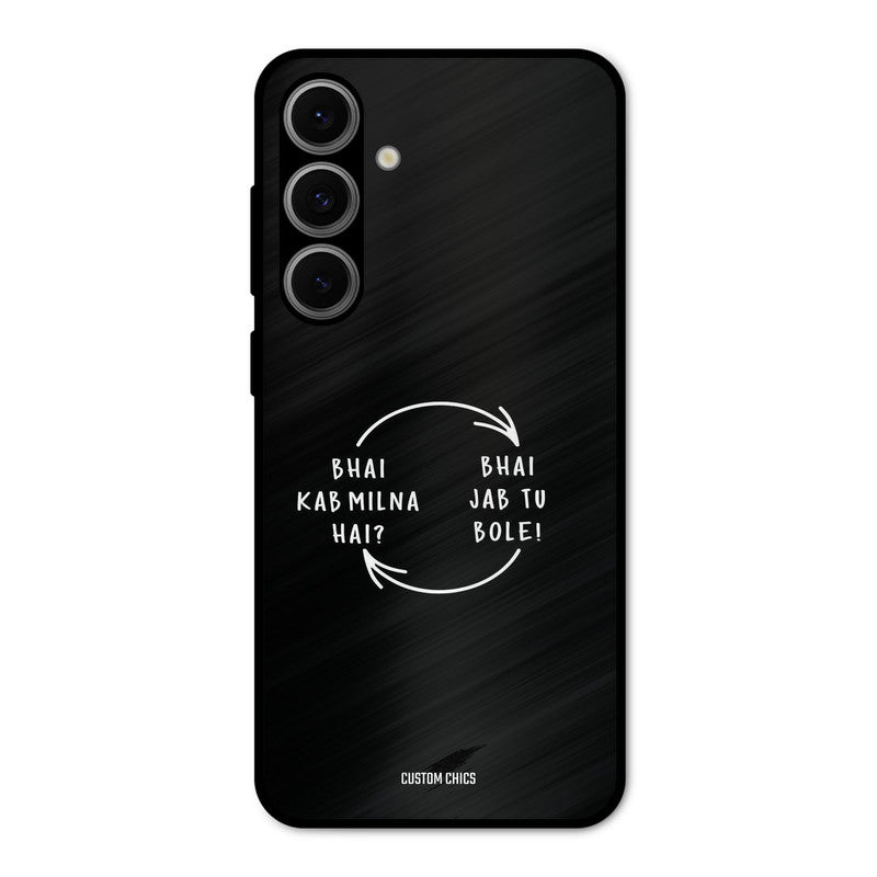 Jab Tu Bole Samsung Galaxy S24 Mobile Back Cover - Typography PrintShield Case