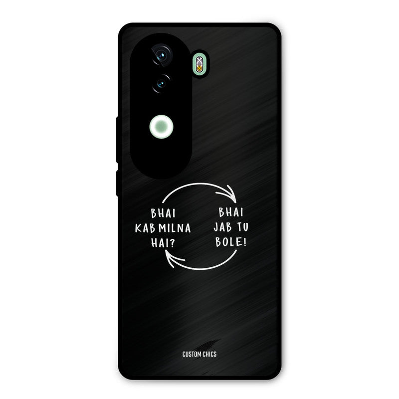 Jab Tu Bole iQOO Z9s Mobile Back Cover - Typography PrintShield Case