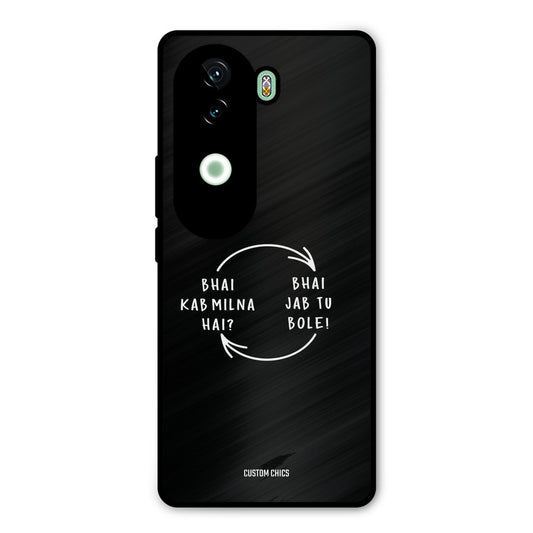 Jab Tu Bole iQOO Z9s Mobile Back Cover - Typography PrintShield Case