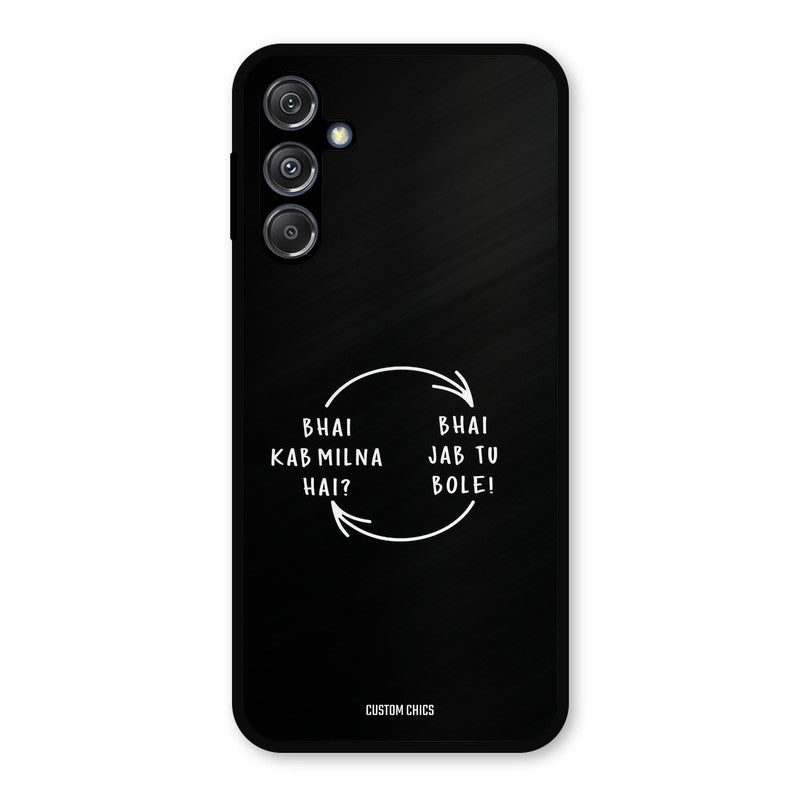 Jab Tu Bole Samsung Galaxy M34 5G Mobile Back Cover - Typography PrintShield Case