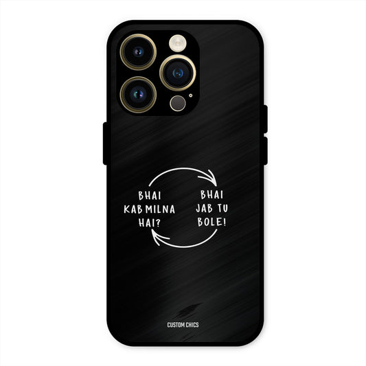 Jab Tu Bole iPhone 14 Pro Max Mobile Back Cover - Typography PrintShield Case