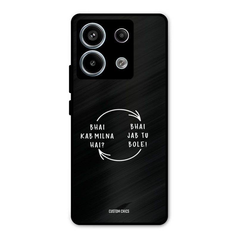 Jab Tu Bole Redmi Note 13 Pro 5G Mobile Back Cover - Typography PrintShield Case