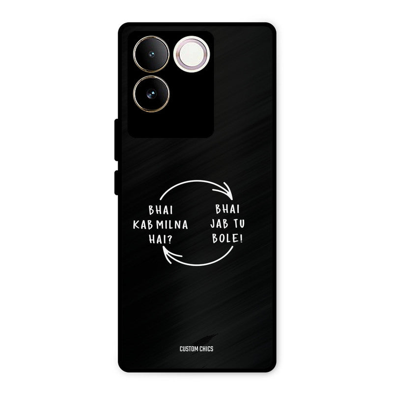 Jab Tu Bole Vivo T2 Pro Mobile Back Cover - Typography PrintShield Case