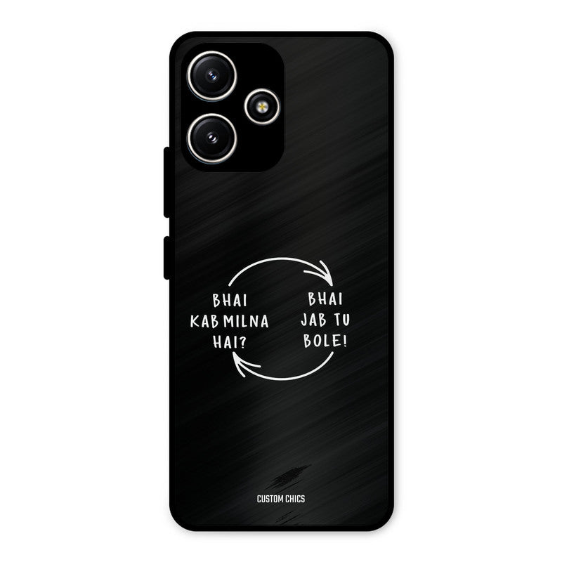 Jab Tu Bole Redmi 12 5G Mobile Back Cover - Typography PrintShield Case