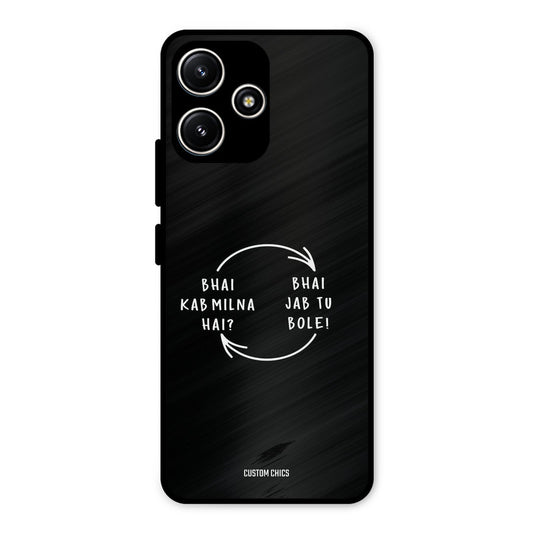 Jab Tu Bole Redmi 12 5G Mobile Back Cover - Typography PrintShield Case