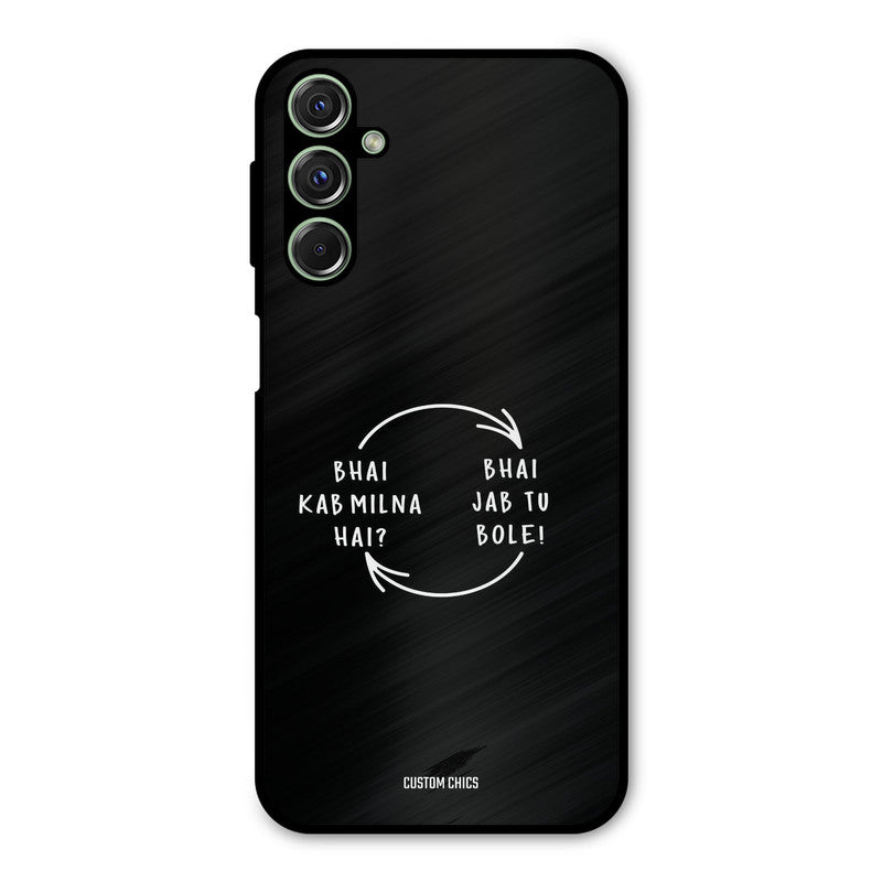 Jab Tu Bole Samsung Galaxy M34 Mobile Back Cover - Typography PrintShield Case