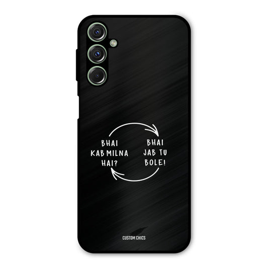 Jab Tu Bole Samsung Galaxy M34 Mobile Back Cover - Typography PrintShield Case