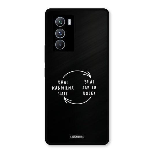 Jab Tu Bole iQOO 9SE Mobile Back Cover - Typography PrintShield Case