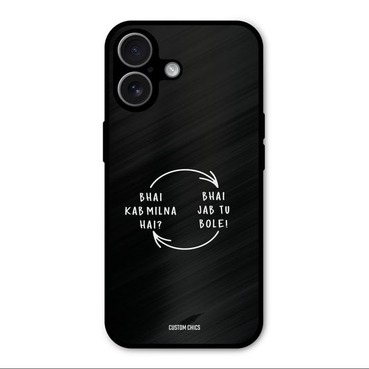 Jab Tu Bole iPhone 17 Mobile Back Cover - Typography PrintShield Case