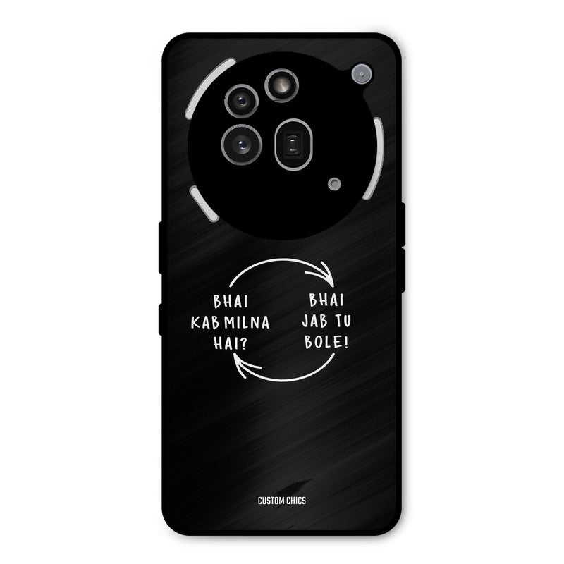 Jab Tu Bole Nothing Phone 3A Pro Mobile Back Cover - Typography PrintShield Case