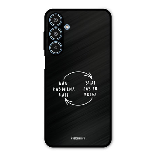 Jab Tu Bole Samsung Galaxy M35 5G Mobile Back Cover - Typography PrintShield Case