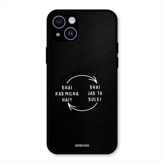Jab Tu Bole iPhone 14 Plus Mobile Back Cover - Typography PrintShield Case