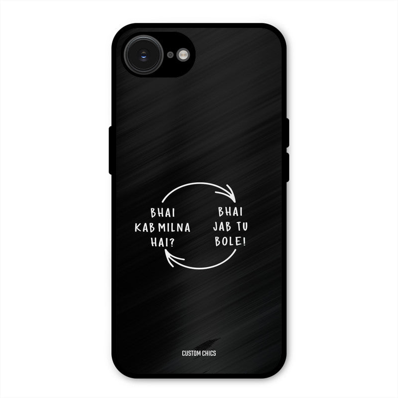 Jab Tu Bole iPhone 16e Mobile Back Cover - Typography PrintShield Case
