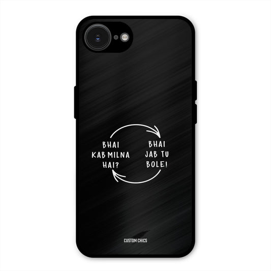 Jab Tu Bole iPhone 16e Mobile Back Cover - Typography PrintShield Case