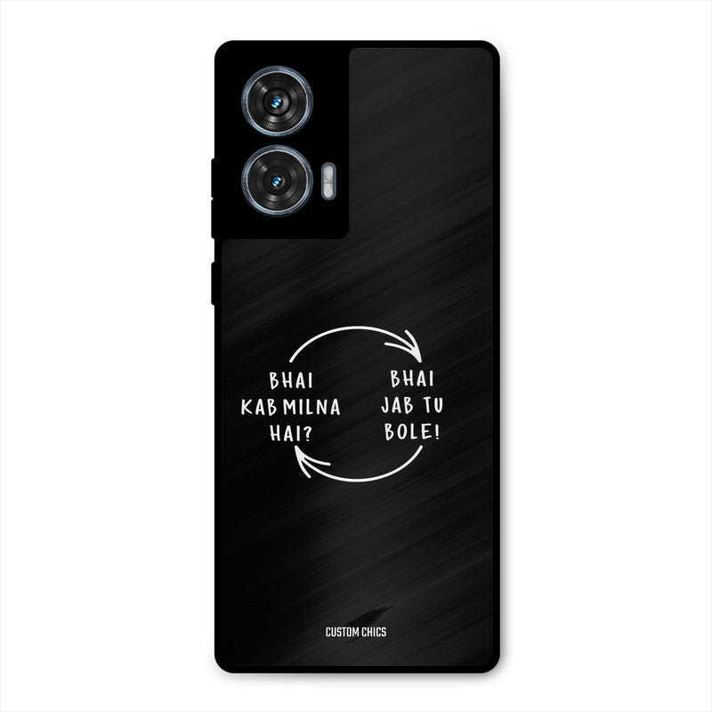 Jab Tu Bole Moto G96 Mobile Back Cover - Typography PrintShield Case
