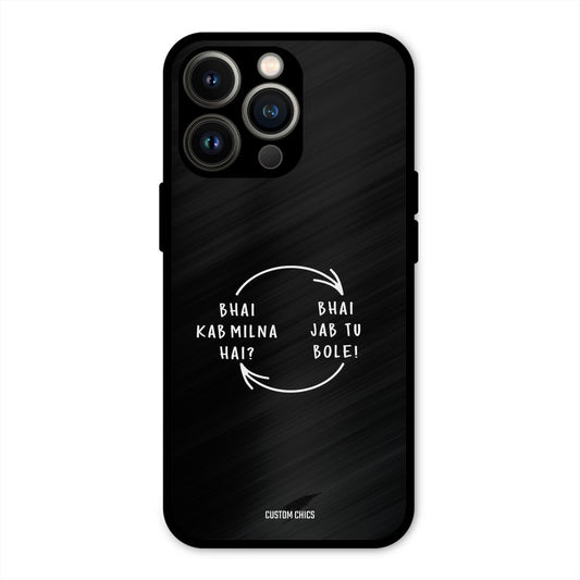 Jab Tu Bole iPhone 13 Pro Mobile Back Cover - Typography PrintShield Case