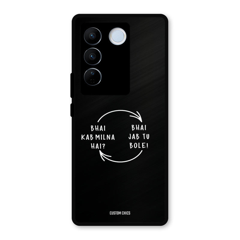 Jab Tu Bole Vivo V27 Pro Mobile Back Cover - Typography PrintShield Case
