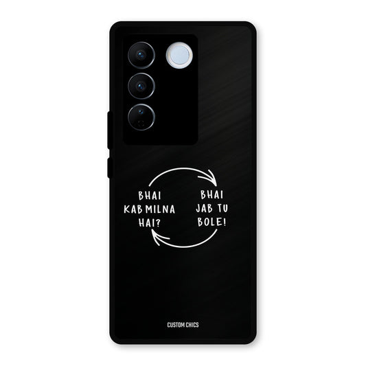Jab Tu Bole Vivo V27 Pro Mobile Back Cover - Typography PrintShield Case