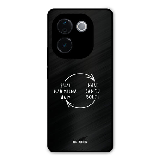 Jab Tu Bole Vivo T3 Pro Mobile Back Cover - Typography PrintShield Case