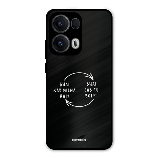 Jab Tu Bole Oppo Reno 13 Pro 5G Mobile Back Cover - Typography PrintShield Case