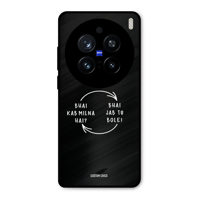 Jab Tu Bole Vivo X200 Pro Mobile Back Cover - Typography PrintShield Case
